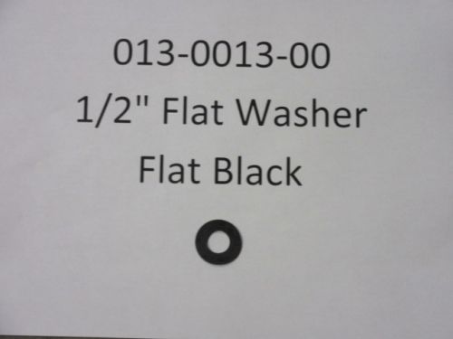 013-0013-00 - 1/2 Flat Washer-Flat Black