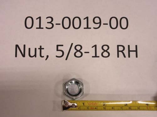 013-0019-00 - Nut, 5/8-18 RH | Free Shipping Over $100