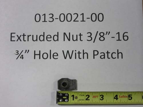 013-0021-00 - Extruded Nut 3/8"-16 3/4"