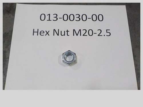 013-0030-00 - Hex Nut M20-2.5 | Free Shipping Over $100