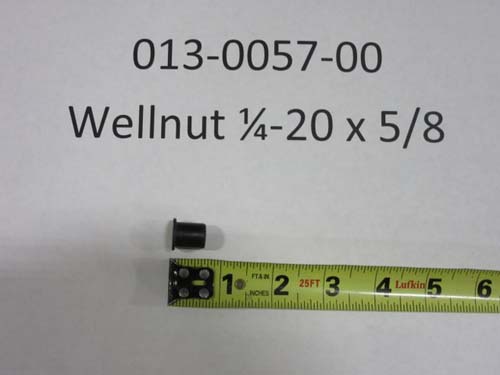 013-0057-00 - Wellnut 1/4-20 x 5/8