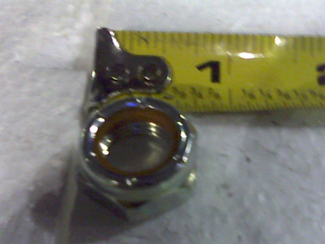 013-6052-00 - 1/2-20 Nylon Insert Jam Locknut Zinc