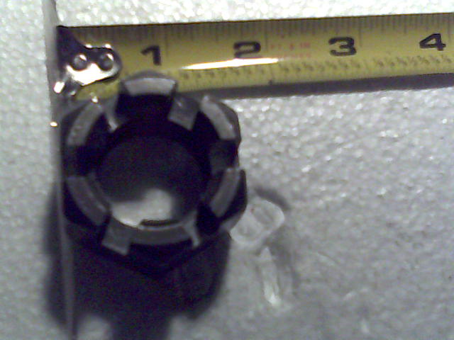 013-7004-00 - 1-14 Hex Castle Nut Plain (Slotted Nut)