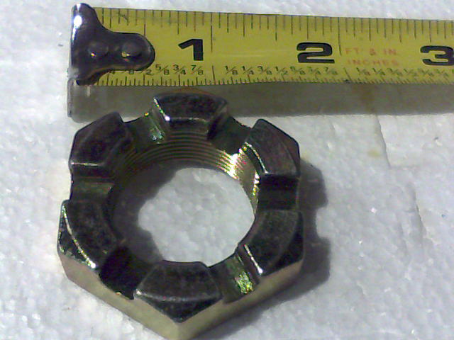 013-7050-00 - 1" Castle Nut for Wheel Motor