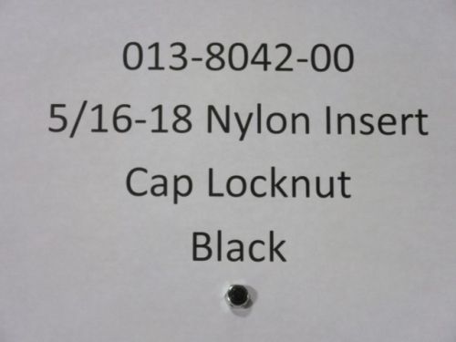 013-8042-00 - 5/16-18 Nylon Insert Cap Locknut Zinc (Black Cap)