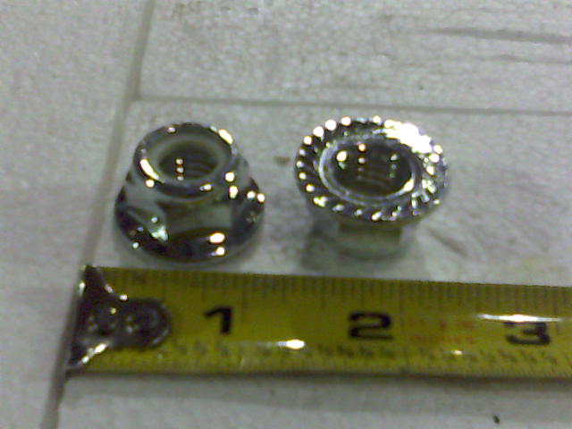 013-8052-00-1/2-13 Nylon Insert Flange Nut | Free Shipping Over $100