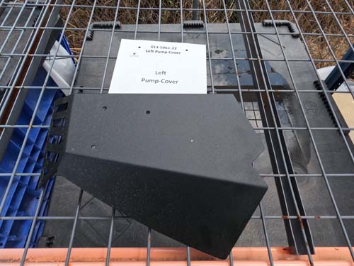 014-5061-22 Pump Cover-LH-Black (See Models Used On For Details)