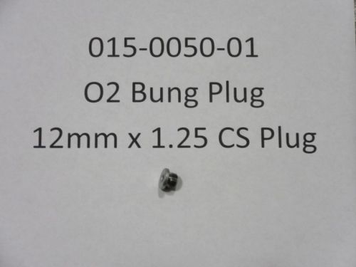 015-0050-01 - O2 Bung Plug 12mm x 1.25 CS plus the hol