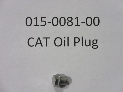 015-0081-00 - CAT Oil Plug