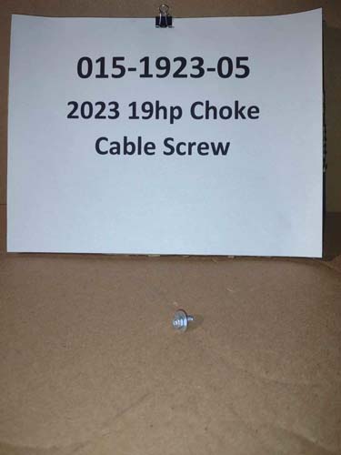 015-1923-05 - 19HP Briggs Choke Cable Screw/Washer