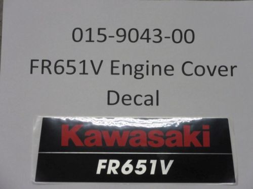 015-9043-00 - FR651V Engine Cover Decal | Free Shipping Over $100