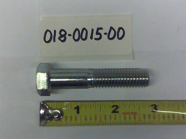 018-0015-00 - 1/2-13 x 2 1/2 Hex Bolt  | Free Shipping Over $100