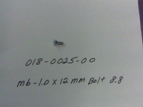 018-0025-00 - M6-1.0x12mm Bolt