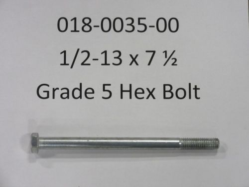 018-0035-00 - 1/2-13 x 7 1/2 Grade 5 Hex Bolt