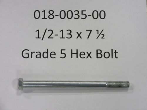 018-0035-00 - 1/2-13 x 7 1/2  Hex Bolt