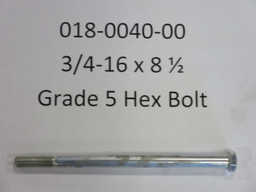 018-0040-00 - 1/2-13 x 8 1/2 Gr5 Hex Bolt