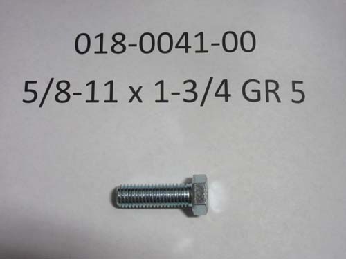 018-0041-00 - 5/8-11 x 1 3/4 Hex  | Free Shipping Over $100