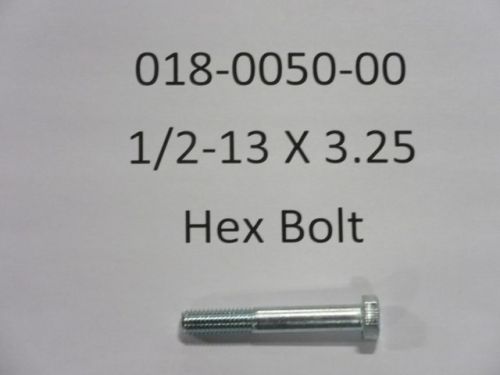 018-0050-00 - 1/2-13 X 3.25 Hex Bolt-Grade 5