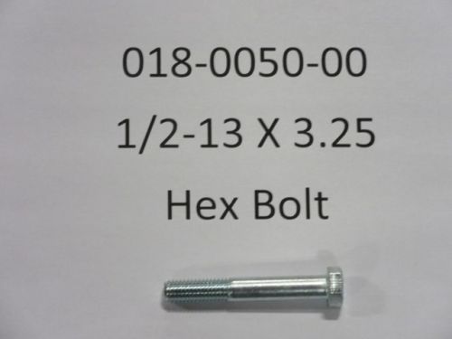 018-0050-00 - 1/2-13 X 3.25 Hex Bolt-