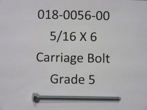 018-0056-00 - 5/16x6 Carriage Bolt