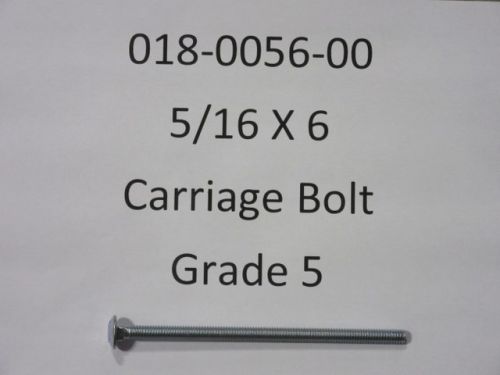 018-0056-00 - 5/16x6 Carriage Bolt-Grade 5