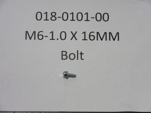 018-0101-00 - M6-1.0 X 16MM IND. HWH TRI LOB TFS Zinc