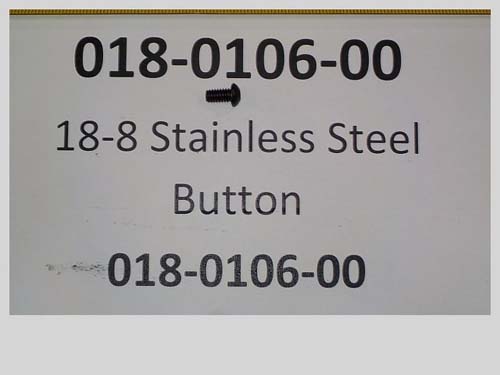 018-0106-00 - Button Head Hex Drive Screw | Free Shipping Over $100