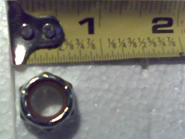 018-4011-00 - 3/8-24 Zinc Nylon Insert Jam Locknut