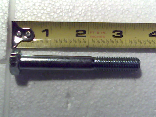 018-4700-00 - 3/8-16 X 3  Hex Bolts Zinc