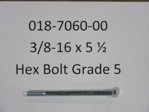 018-7060-00 - 3/8-16 x 5 1/2 Hex Bolt - Grade 5