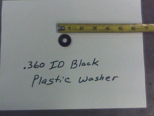 019-6050-00 -.360 ID Black Plastic Washer