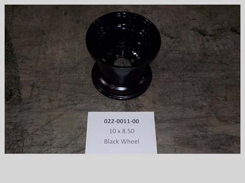 022-0011-00 - 10 x 8.50 Black Wheel | Free Shipping Over $100