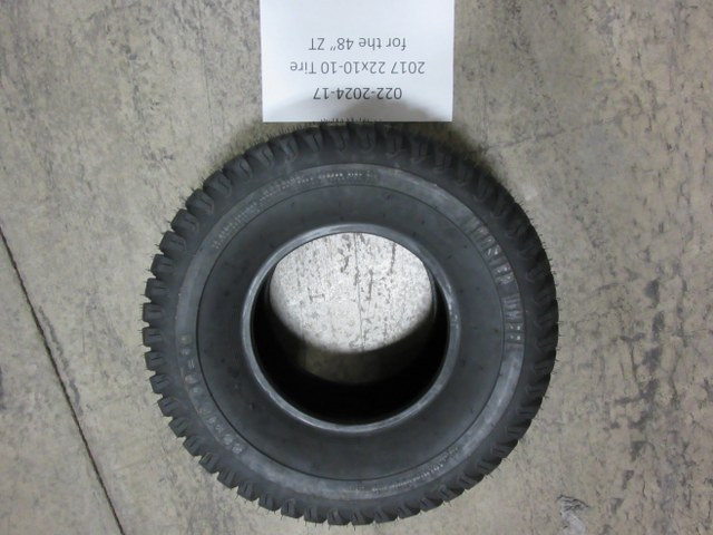 022-2024-17 - 22x10-10 Tire for the 48" ZT fits the 022-2018-00
