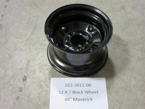 022-3011-00 - 12x7" Black Wheel