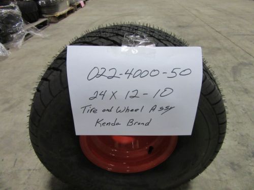 022-4000-50 - 24 x 12.00 - 10 Tire and WheelAssembly - Kenda Brand