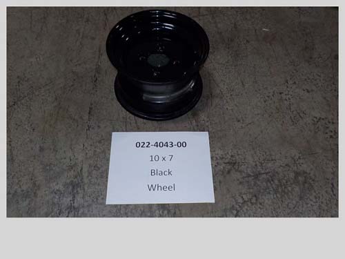 022-4043-00 - 10 x 7 Black Wheel