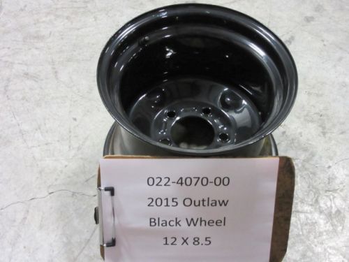 022-4070-00 -  Black Wheel 12x8.5" For 2015 & Newer Outlaw/Outlaw XP, Rebel & 54" Rogue
