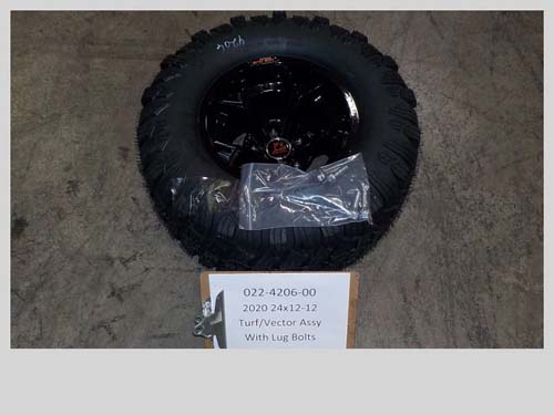 022-4206-00 - 2020 24x12-12  Wheel Assy | Free Shipping