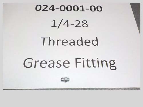 024-0001-00 - 1/4-28 Threaded Grease Fitting