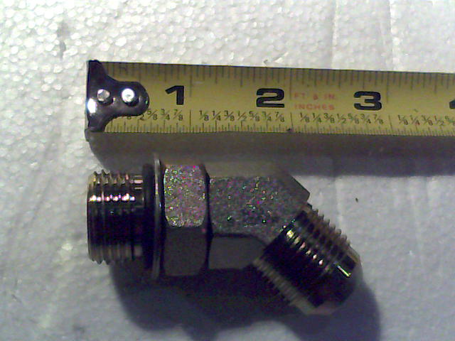 024-2050-00 - 45 Degree Wheel Motor Fitting