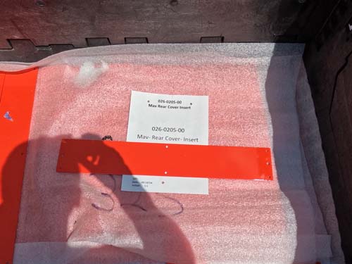 026-0205-00 - Rear Cover Insert | Free Shipping Over $100