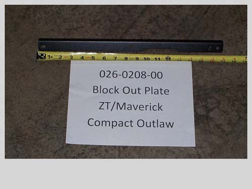 026-0208-00 - ZT Deck Block Out Plate | Free Shipping Over $100