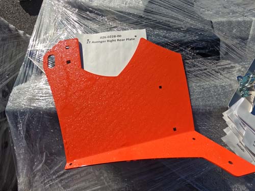 026-0228-00 -  Rear Plate--RH--Orange | Free Shipping