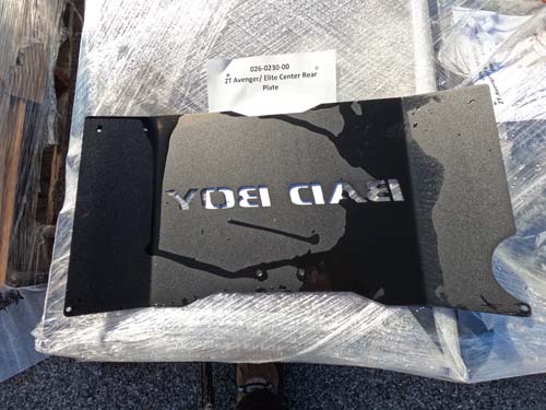 026-0230-00 -  Rear Plate--Center | Free Shipping