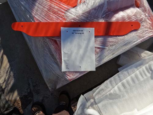 026-0234-00 - 61" Bolt In Baffle Deck V2 Striping Plat