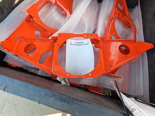 026-8050-00 - 2020 Diesel Pump Plate Weldment