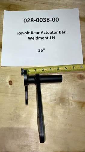 028-0038-00 - Revolt Rear Actuator Bar Weldment-LH