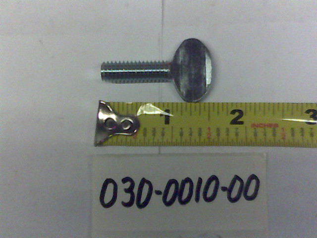 030-0010-00 - 5/16-18 x 1 Thumb Screw Zinc (No Shoulder)