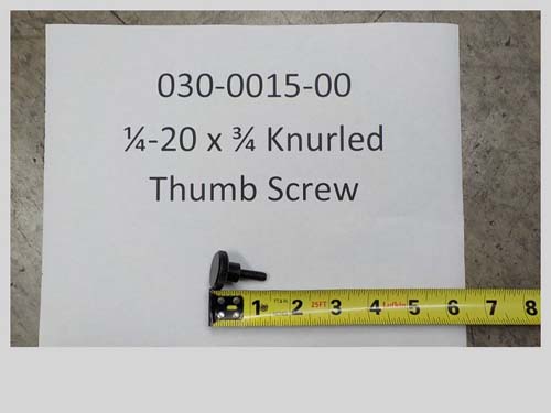 030-0015-00 - 1/4-20 x 3/4 Knurled Thumb Screw
