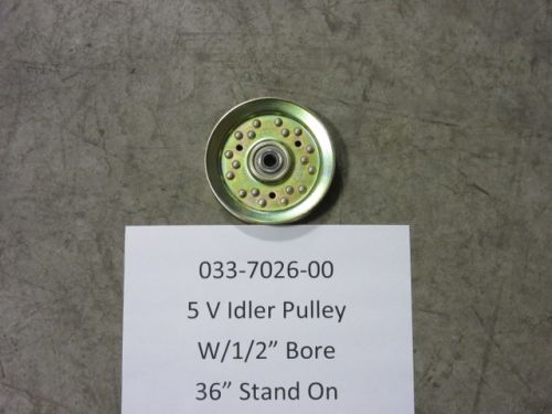 033-7026-00 - 5" V Idler Pulley